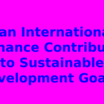 Can International Finance Contribute to Sustainable Development Goals?