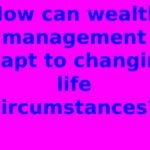 How can wealth management adapt to changing life circumstances?